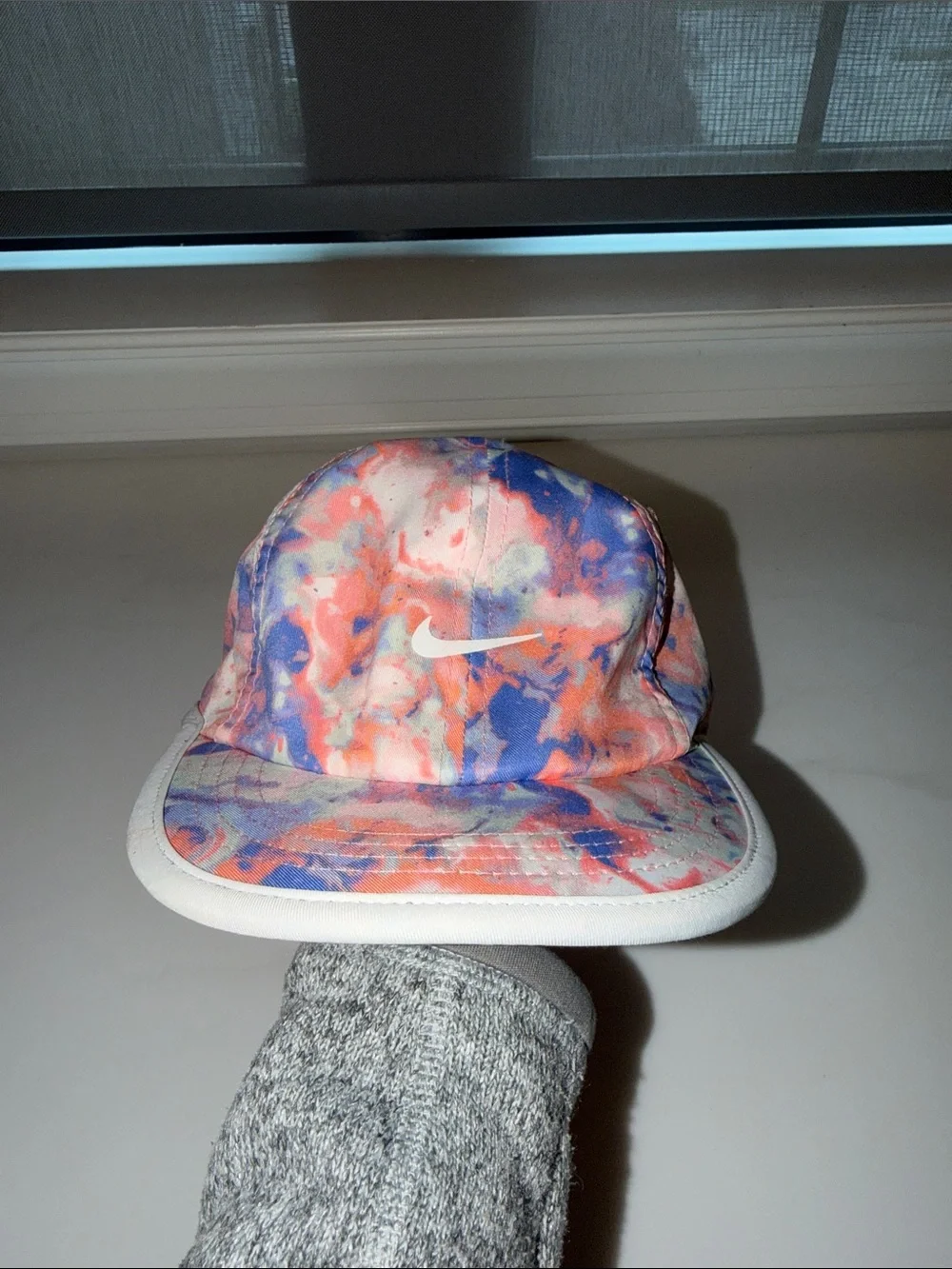 Nike Pastel Marble Running Cap - Pink, Lavender & White